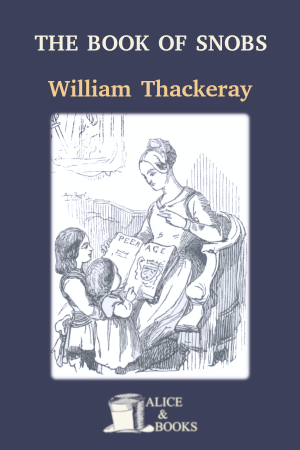 The Book of Snobs by William Makepeace Thackeray — cover